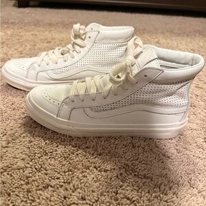 Vans White High-Top Sneakers